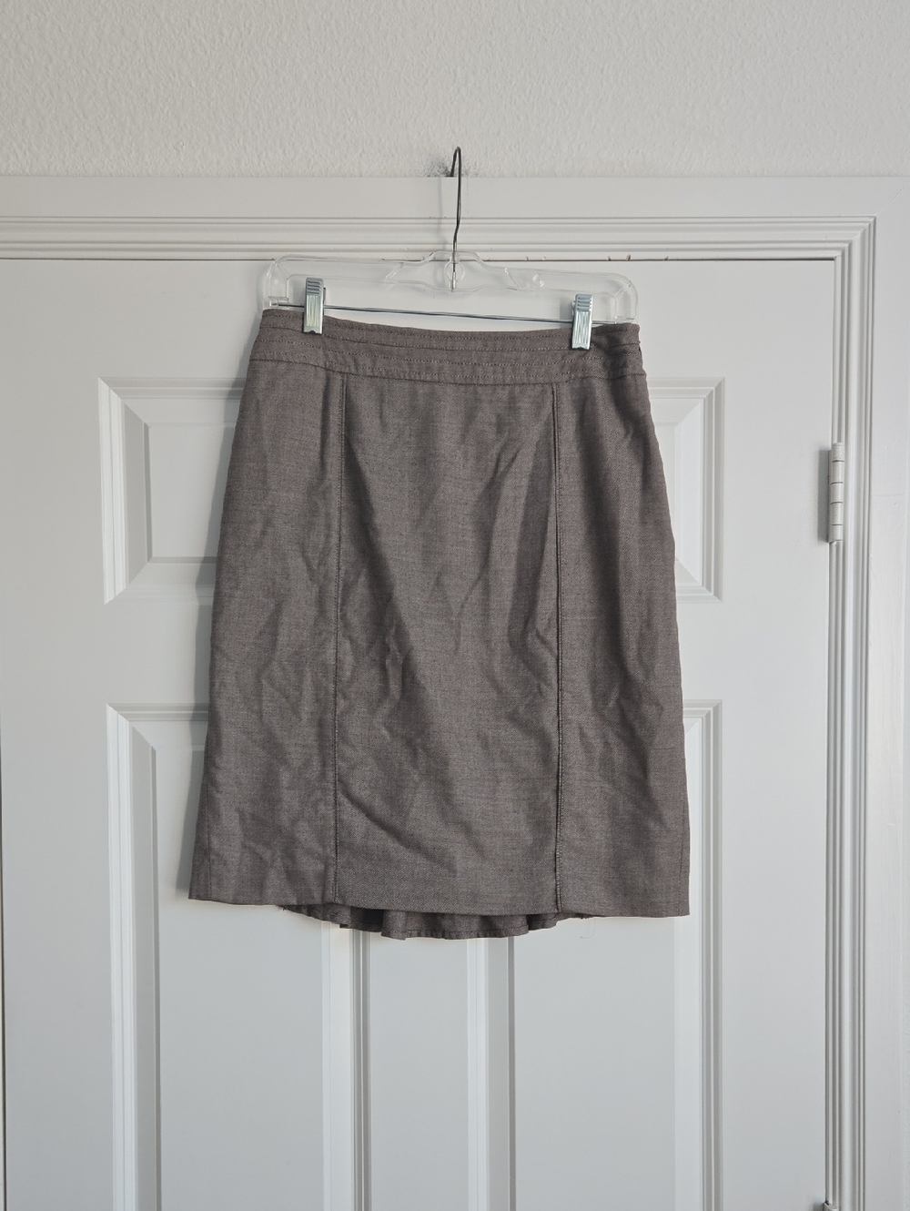 White House Black Market Taupe Pencil Skirt